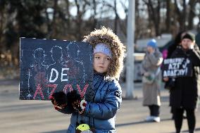 Dont Be Silent! Captivity Kills rally in Kyiv